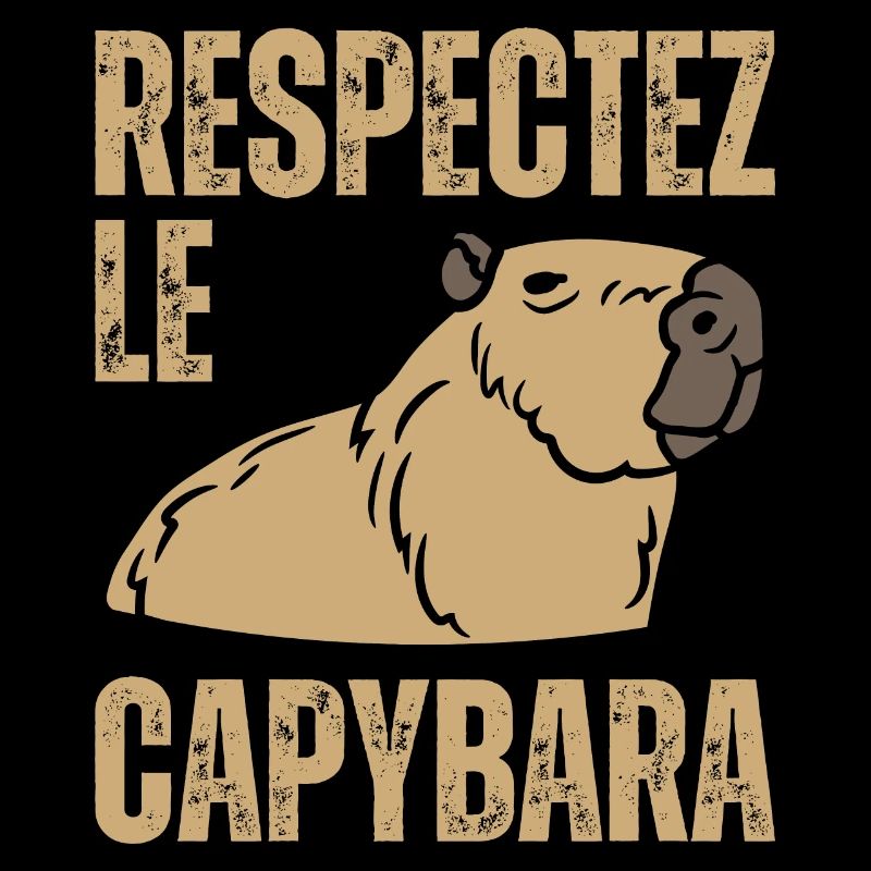 Respectez Le Capybara Ok I Pull Up Capibara Animal