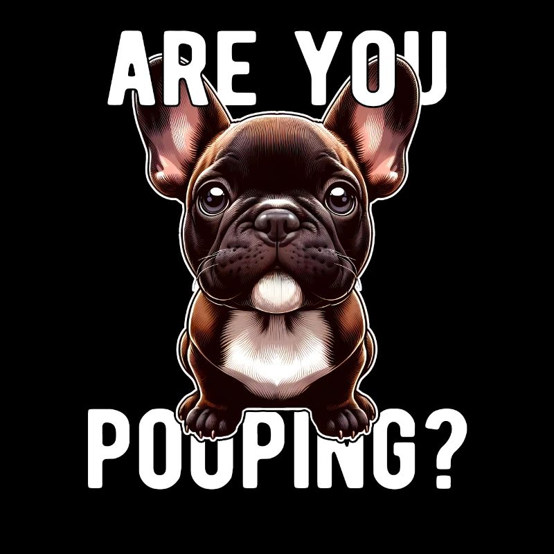 Faites-vous caca ? Drôle de bouledogue français