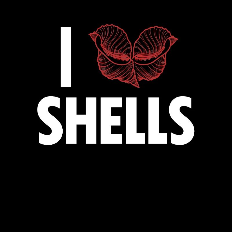 Ich liebe Shells Shell Bag Hunter Seashell