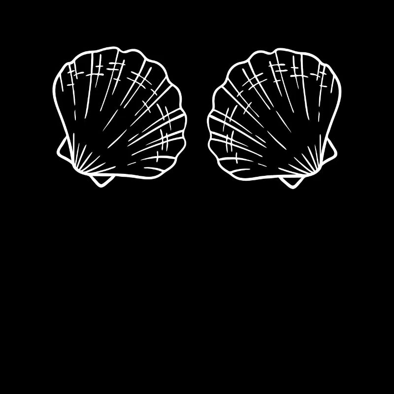Muschel-BH BH Shell Shelling Bag Seashell