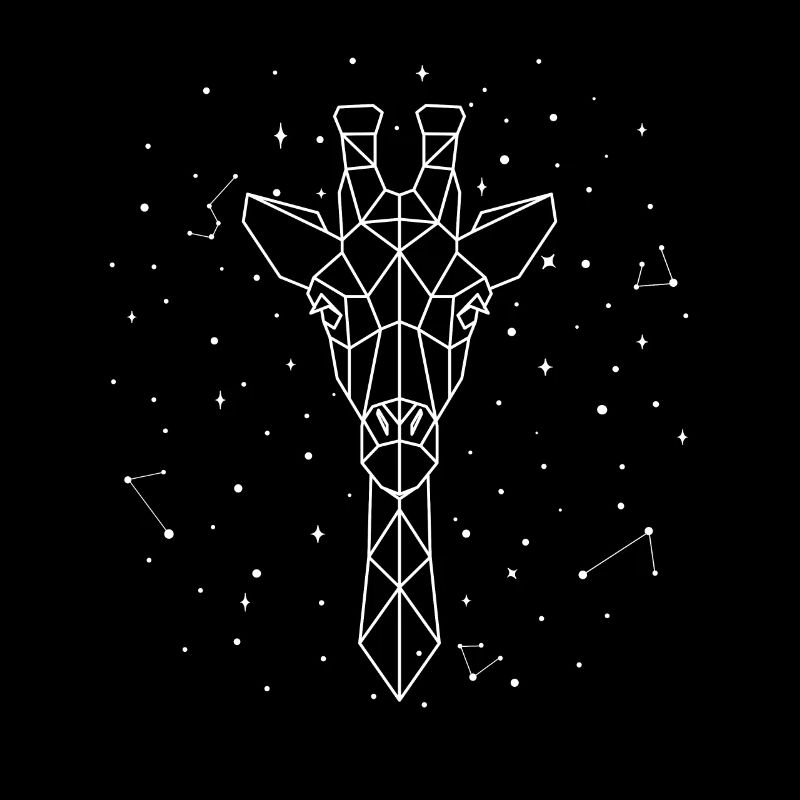 Sternbild Girafe Constellation Nubien Africain