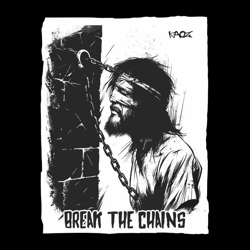 Suffering man, break the chains