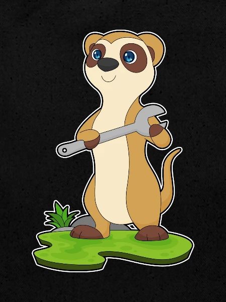 Clé artisanale suricate