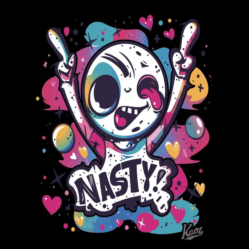 Super nasty lousy funny graffiti man