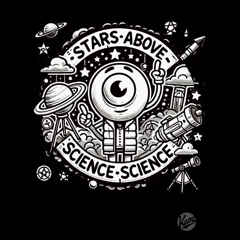 La science au-dessus des étoiles, astronome rétro