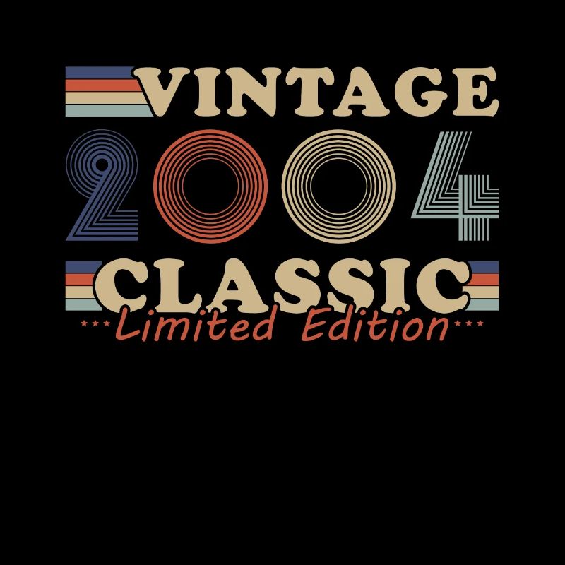 2004 Vintage Retro Geburtstagsgeschenk