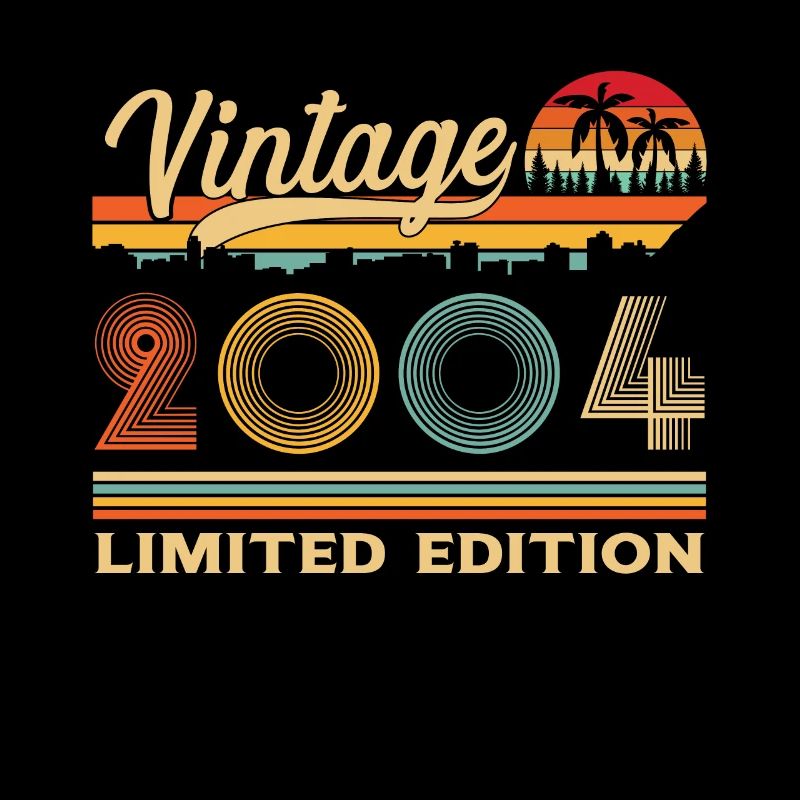 2004 Vintage Retro Geburtstagsgeschenk