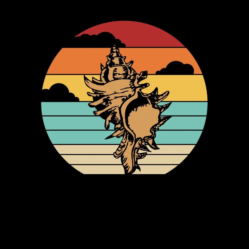 Retro Shell Shelling Bag Bivalvia Hunter Seashell