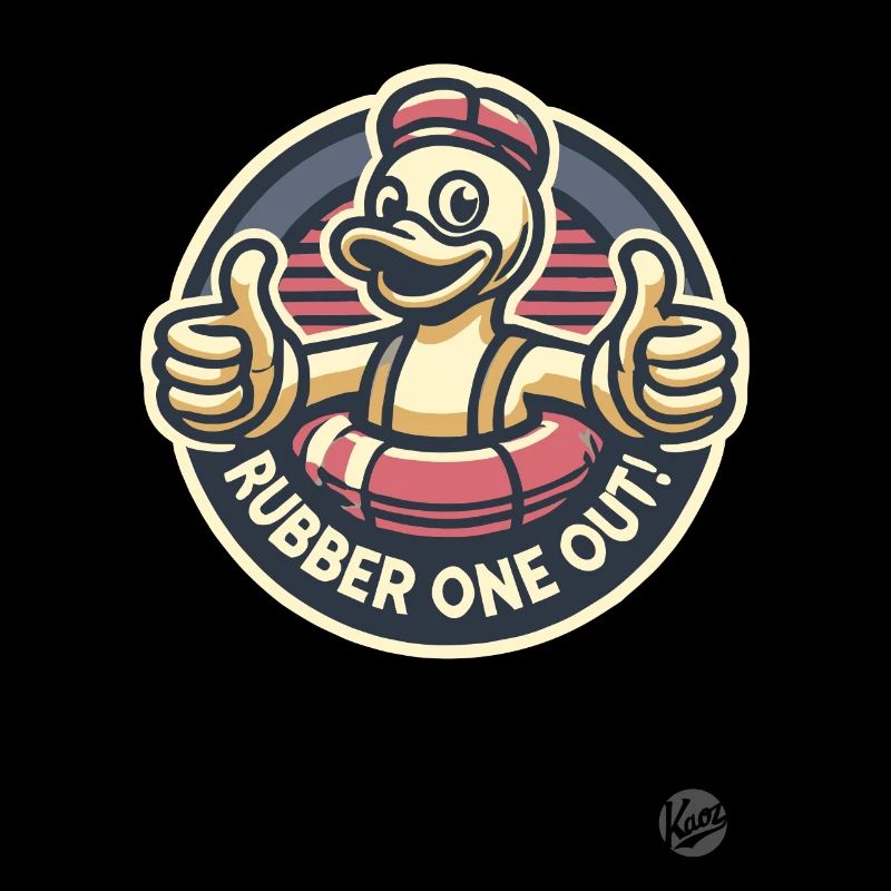 Thumbs up, rub one out rubber duck