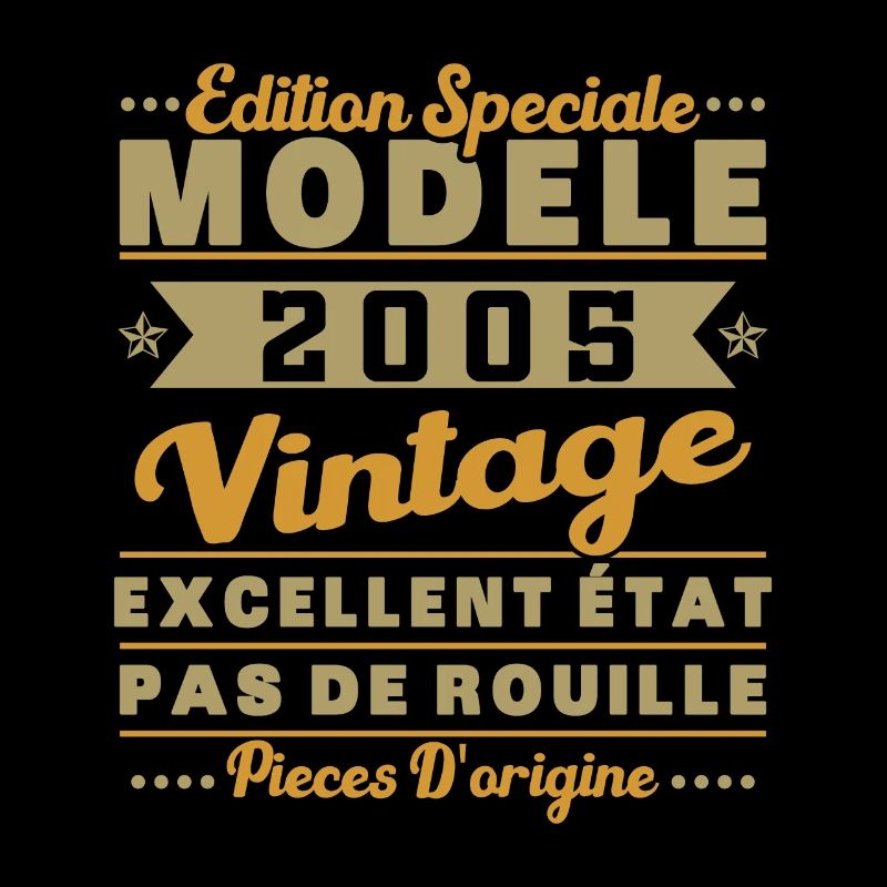 2005 Vintage Module Retro Cadeau D’anniversaire