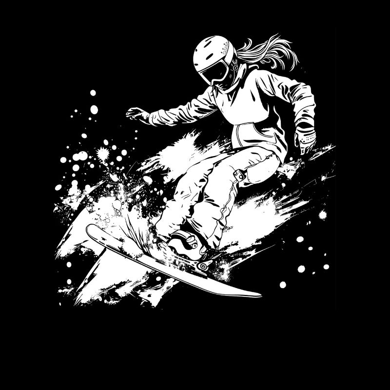 Snowboarderin