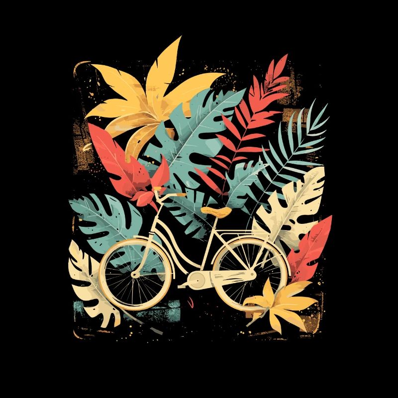 Look de dessin animé de vélo
