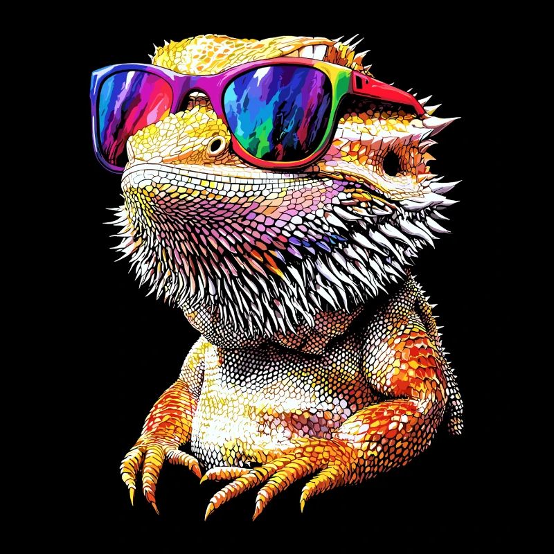 Bartagame Echse Bearded Dragon Süße Bartagamen