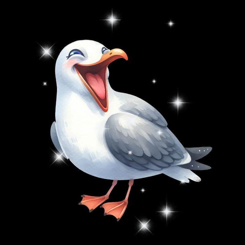 Kinder Möwe Möwen maritim