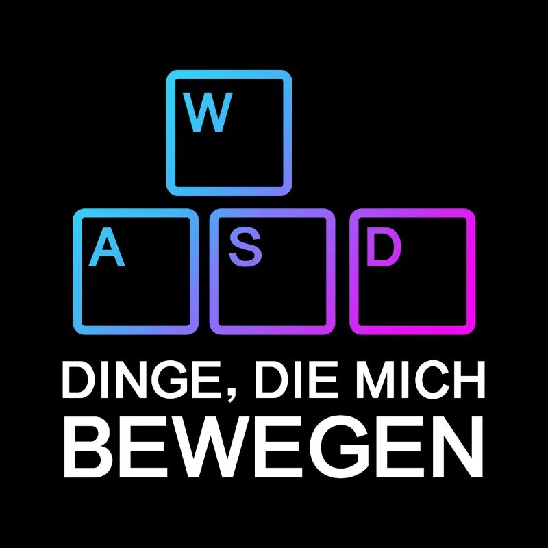 WASD - Choses qui me touchent - Clavier PC de jeu