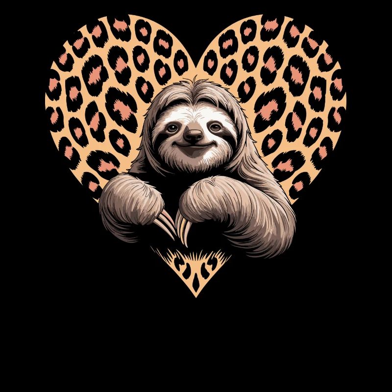 Sloth with Leo Pattern