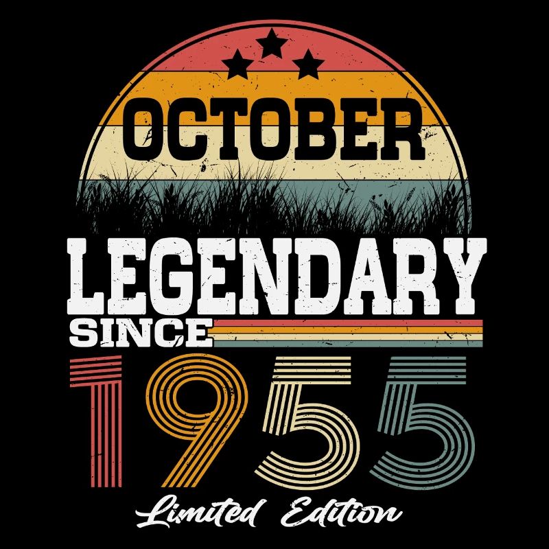 Legends were born in October 1955