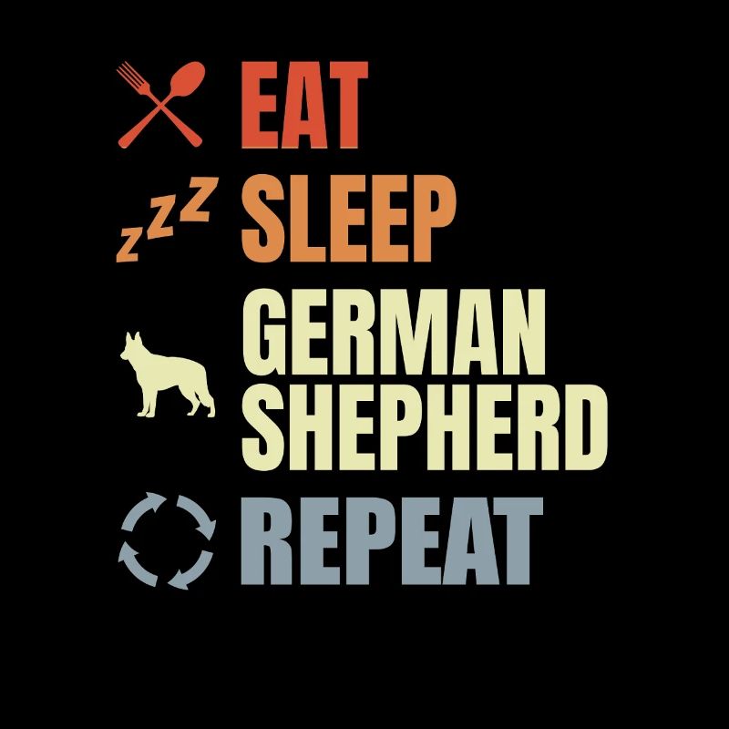 Schäferhund Routine