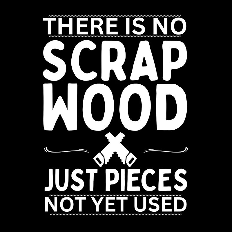 Pas de déchets de bois - juste des pièces pas encore utilisées