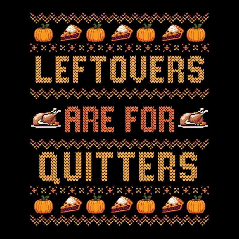 Leftovers Are For Quitters Thanksgiving Joke