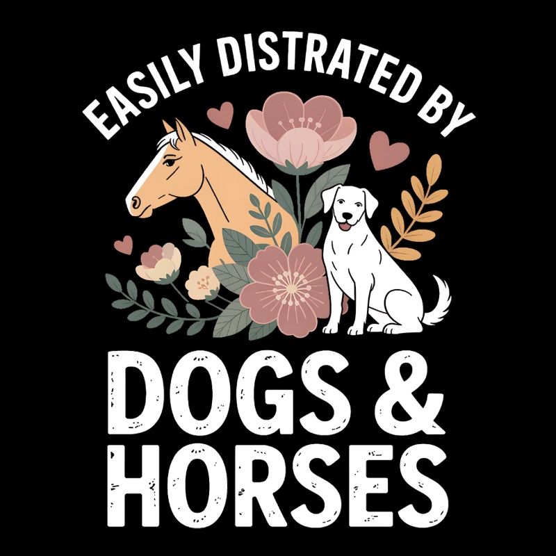 Hunde & Pferde Ablenkung Motiv