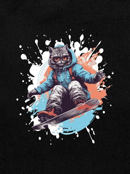 Cat Snowboard