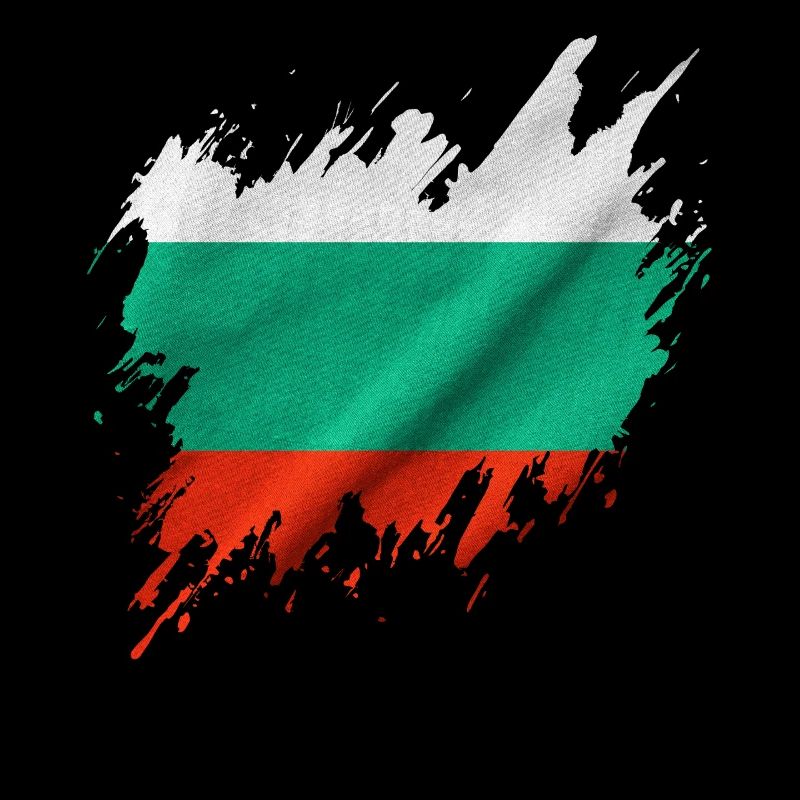 Bulgarian flag, torn style