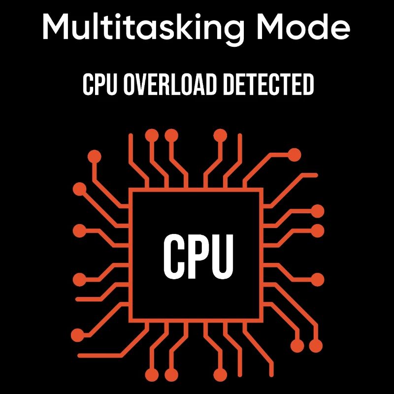 Multitasking Mode – CPU Overload Detected
