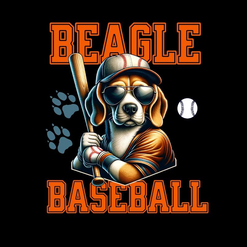 L’équipe de baseball Beagle et les amateurs de baseball