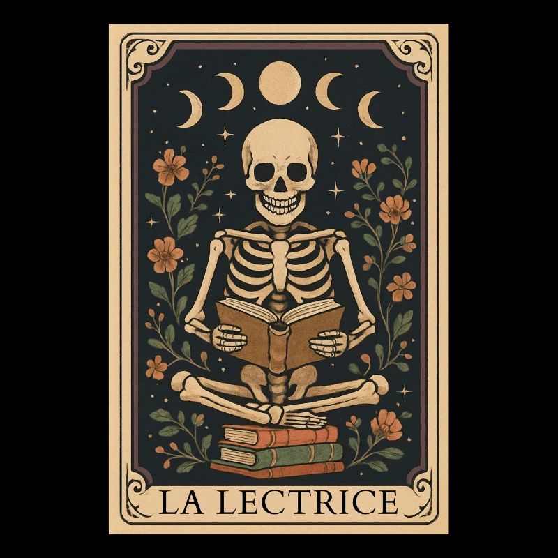 The Gothic Skeleton Tarot Card Reader