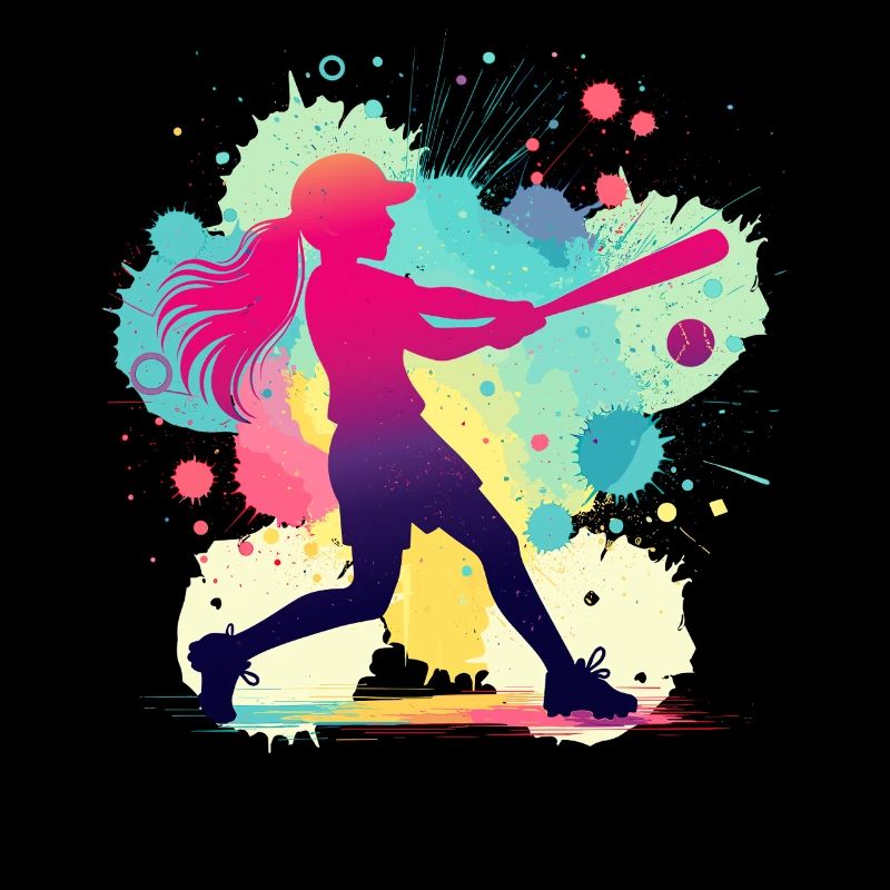 Joueuse de softball, softball, joueuse de softball