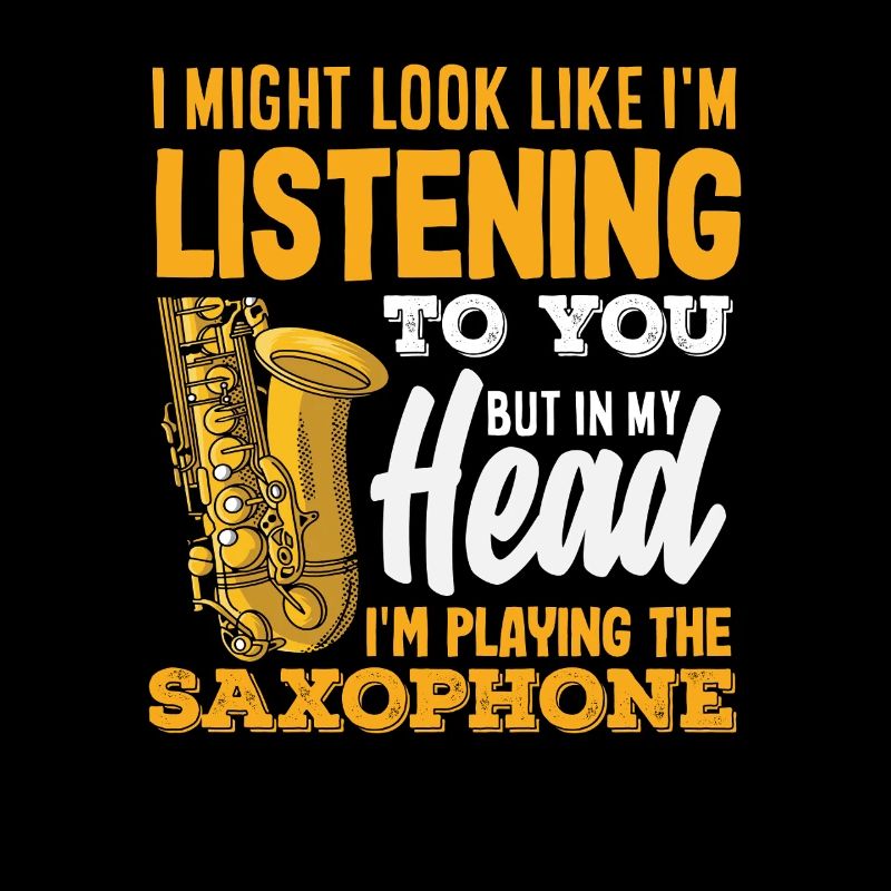 J’ai peut-être l’air d’écouter du saxophone bizarre