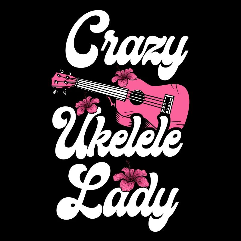 Hawaiian Ukulele Uke Crazy Ukulele