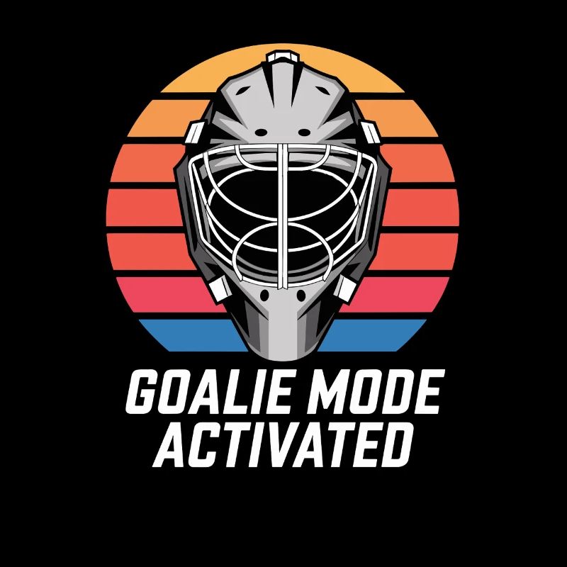 Mode gardien activé Masque de gardien de hockey sur glace