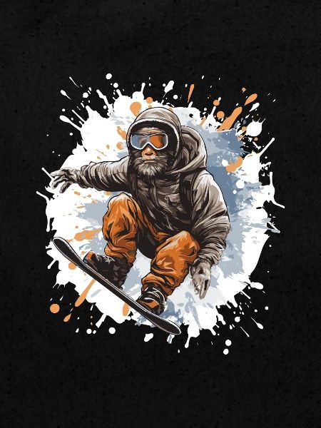 Monkey Snowboard