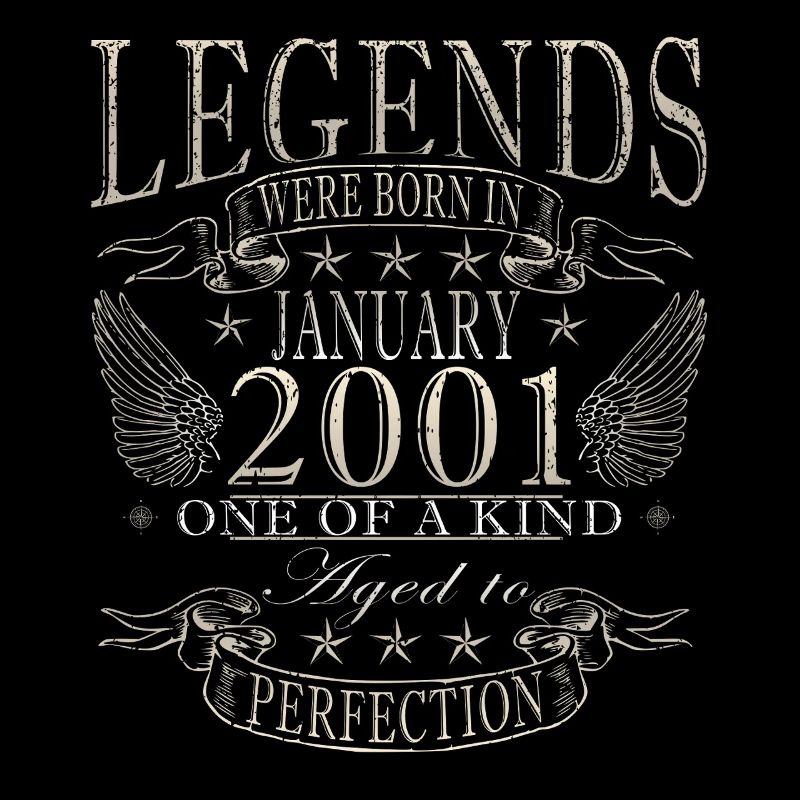 25th Birthday Original January Year 2001
