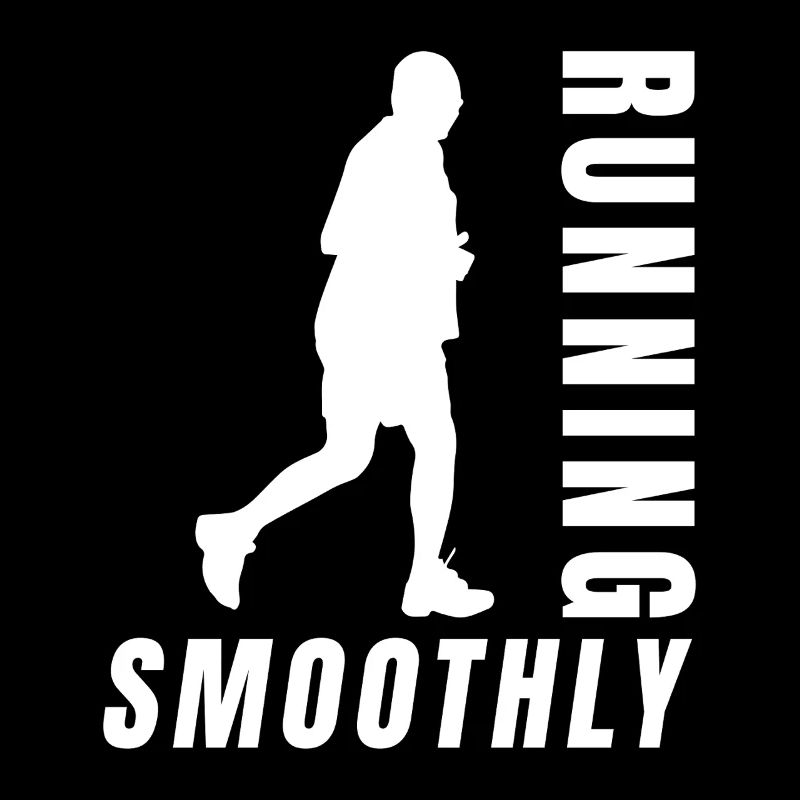 Marathon Runner Running Smoothly Running
