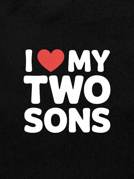 J’aime mes deux fils