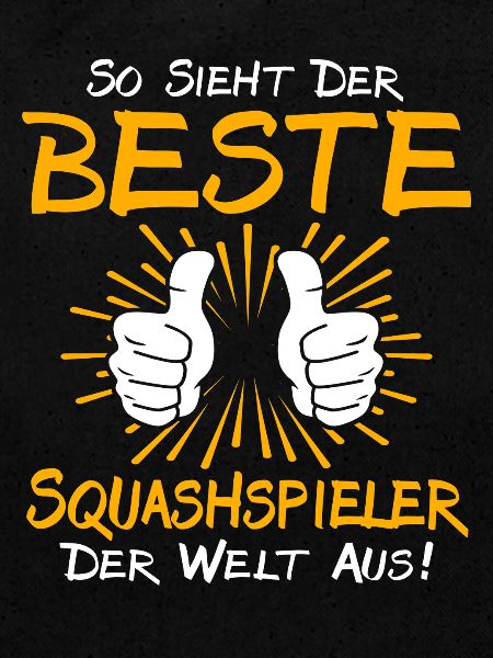 Squashspieler Geschenkidee