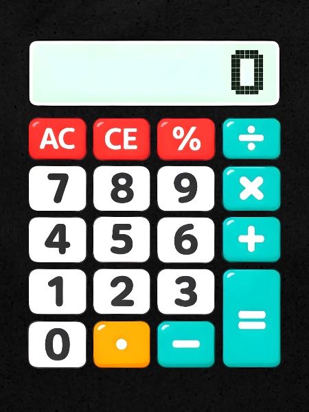 Retro-Farbblock-Rechner