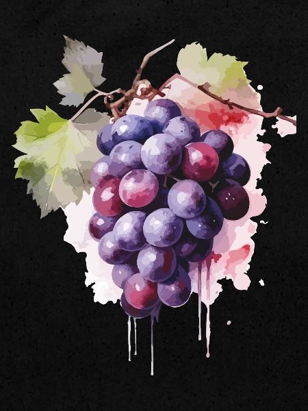 Raisins Aquarelle