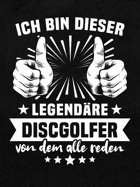 Discgolfer Legende