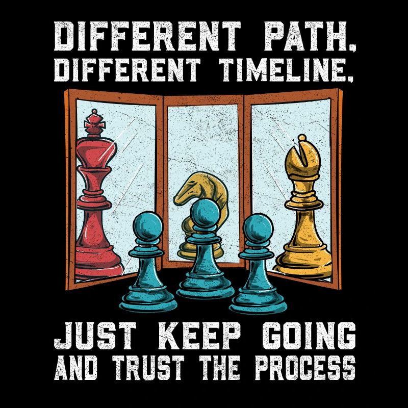 Chess path: Different way, confidence in the procedure