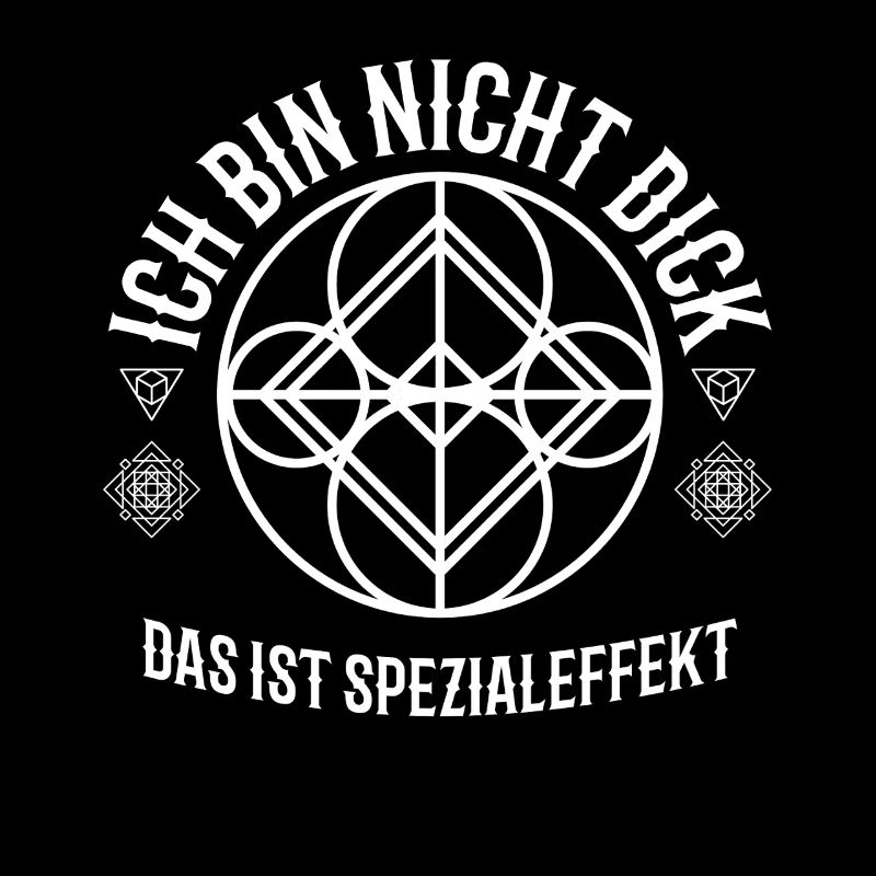 Ich bin nicht dick Das ist Spezialeffekt