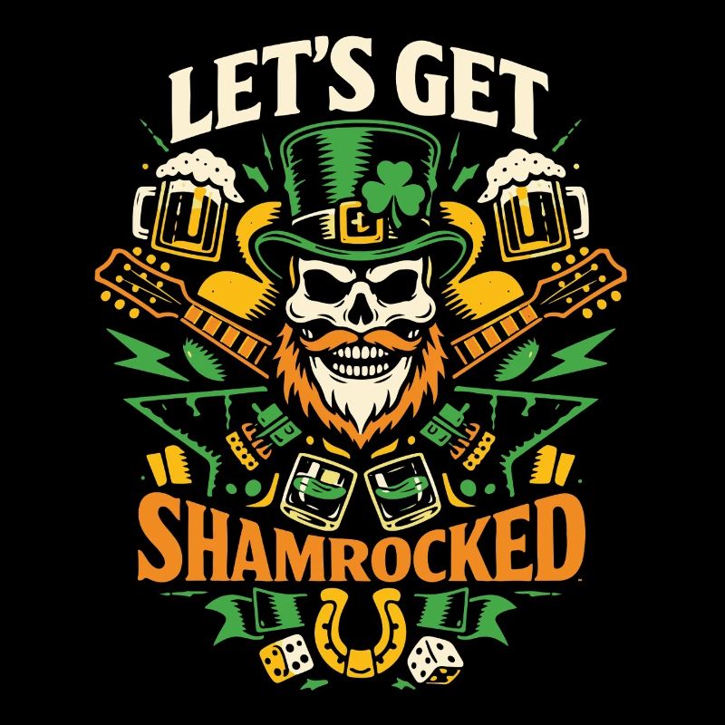 Let's Get Shamrocked | St Patrick's Skull Party
