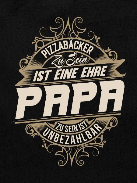 Pizzabäcker Papa