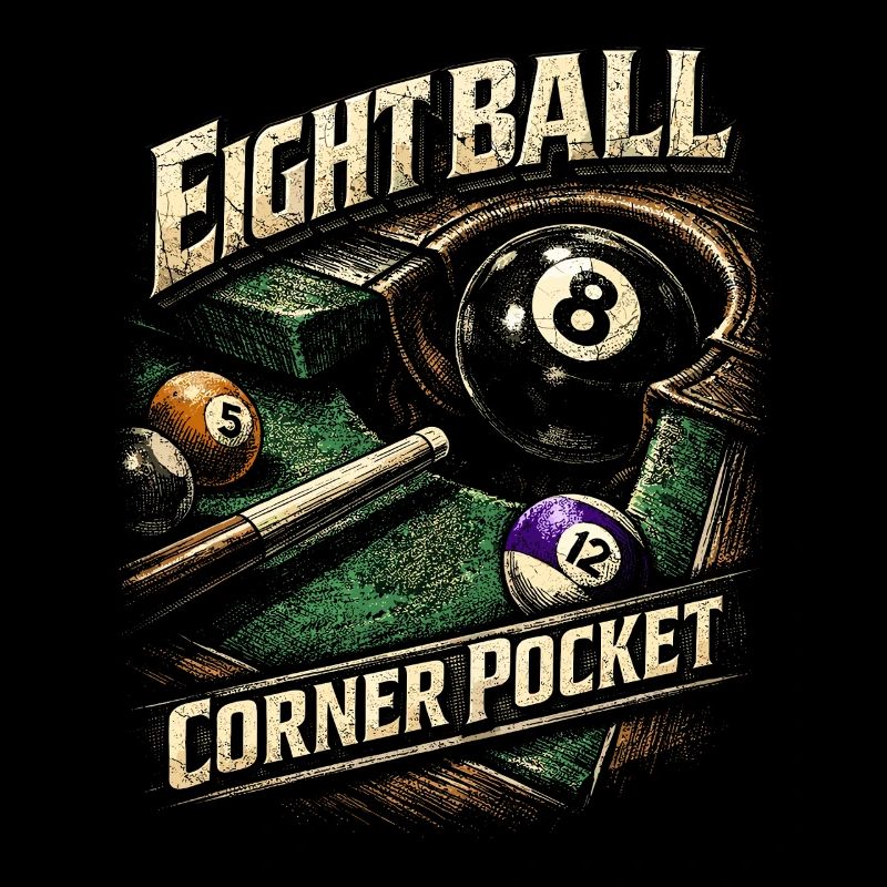 8-Ball Billiards Eight Ball Corner Pocket