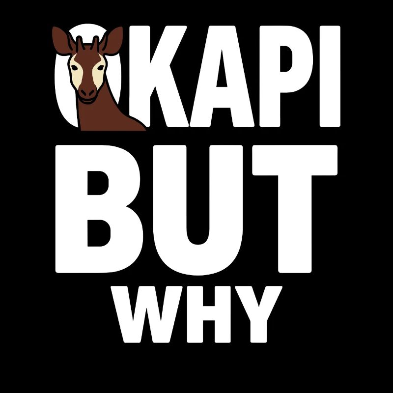 Okapi-liebhaber Okapi-tier Seltene Tierweltliebe