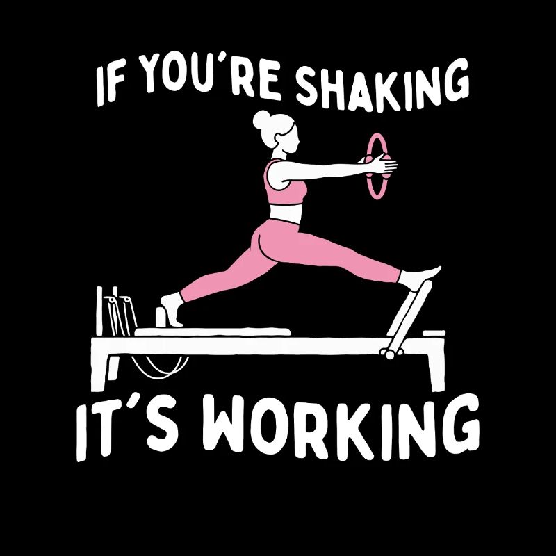 Wenn du schüttels, funktioniert es Pilates-Humor
