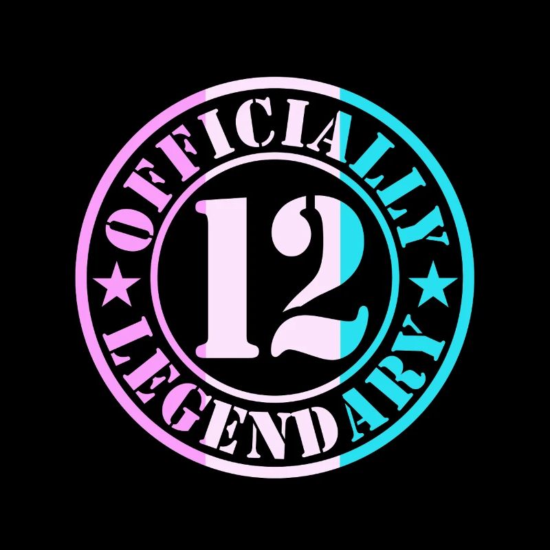 12. Geburtstag Junge Mädchen Legende Level 12
